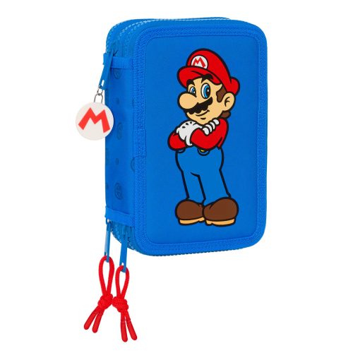 Tripla Tolltartó Super Mario Play Kék Piros 12.5 x 19.5 x 5.5 cm (36 Darabok)