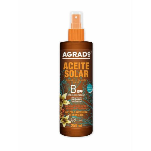 Barnulásfokozó Agrado Spf 8 250 ml