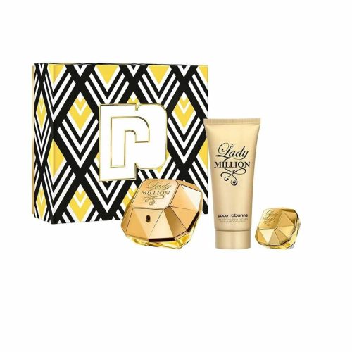 Női Parfüm Szett Paco Rabanne EDP Lady Million 3 Darabok