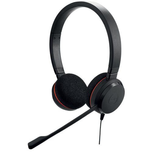 Fejhallgató Mikrofonnal Jabra EVOLVE 20 Fekete