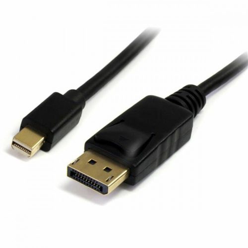 Mini DisplayPort - DisplayPort Kábel Startech MDP2DPMM1M           1 m 4K Ultra HD Fekete