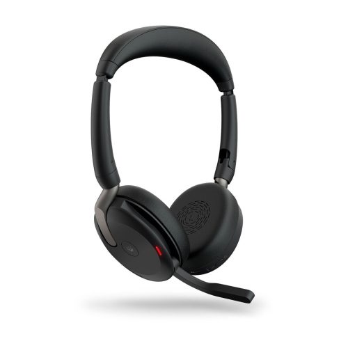 Bluetooth Headset Mikrofonnal Jabra Evolve2 65 Flex Fekete