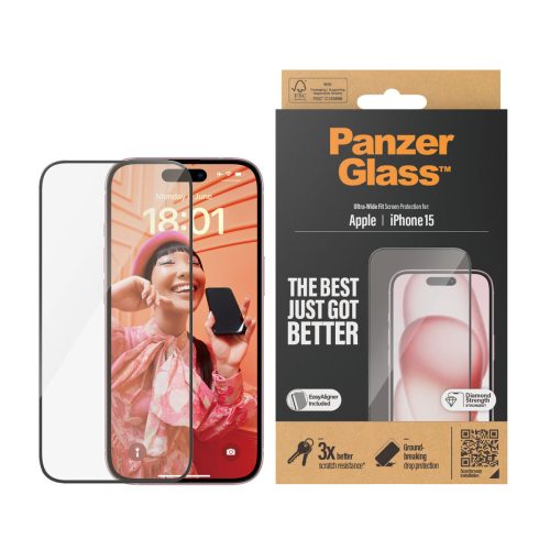 Kijelzővédő Mobiltelefonhoz Panzer Glass 2809 Apple