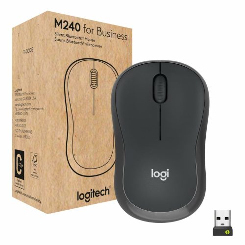 Vezeték nélküli Egér Logitech M240 4000 dpi Grafit