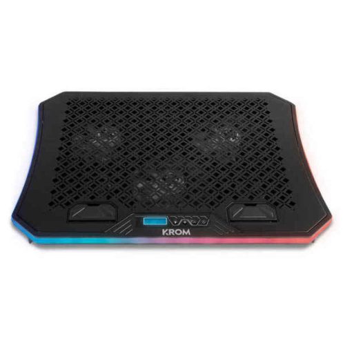 Laptoptartó Ventillátorral Krom Kooler RGB 19"