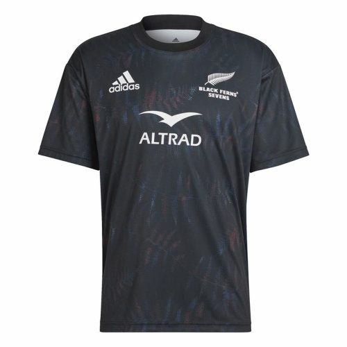 Férfi rövid ujjú póló Adidas Black Ferns Seven Fekete XL