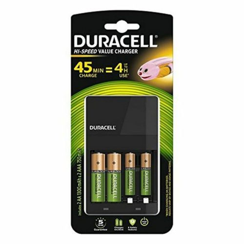 Töltő + akkumulátorok DURACELL CEF14 2 x AA + 2 x AAA HR06/HR03 1300 mAh