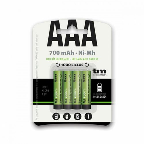 Újratölthető akkumulátorok TM Electron R03 700 mAh Ni-Mh