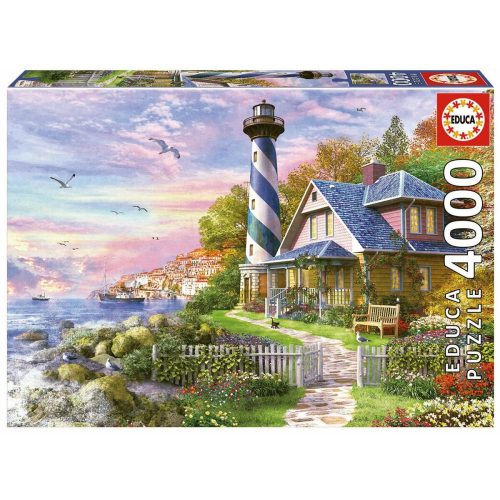 Puzzle Educa Phare In Rock Bay 4000 Darabok