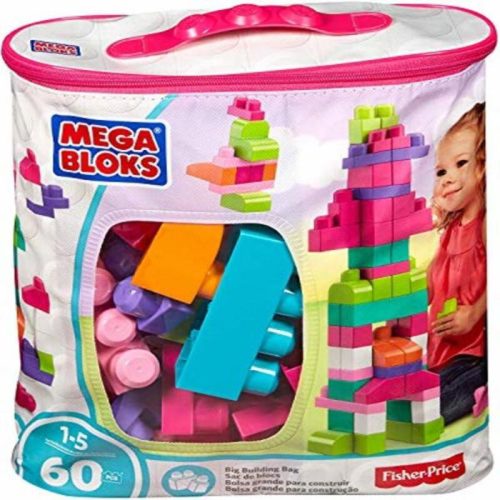 Építő készlet Megablocks DCH54 60 Darabok Többszínű Rózsaszín + 1 év