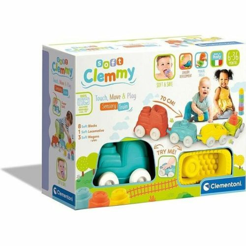 Húzzható vonat Clementoni Clemmy sensory train