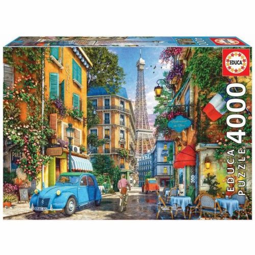 Puzzle Educa The old streets of Paris 19284 4000 Darabok