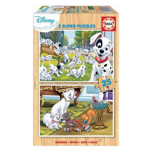 2 kirakós szett Disney Dalmatians + Aristochats 25 Darabok