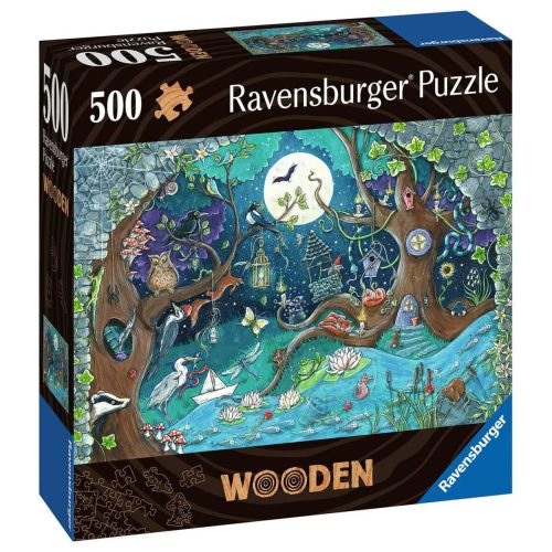 Puzzle Ravensburger 17516 Fantasy Forest Fa 500 Darabok