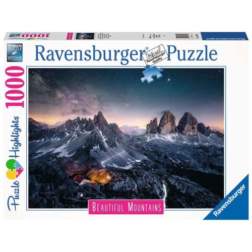 Puzzle Ravensburger 17318 Three Peaks at Lavaredo - Italy 1000 Darabok