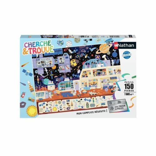 Puzzle Nathan Dans l'espace (Cherche et trouve) 150 Darabok