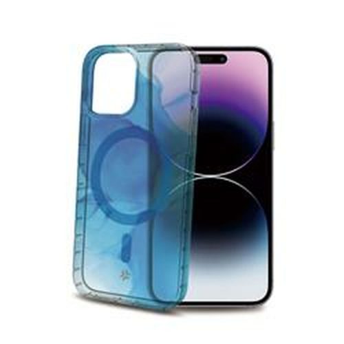 Mobiltelefontartó Celly iPhone 15 Pro Max Kék Átlátszó