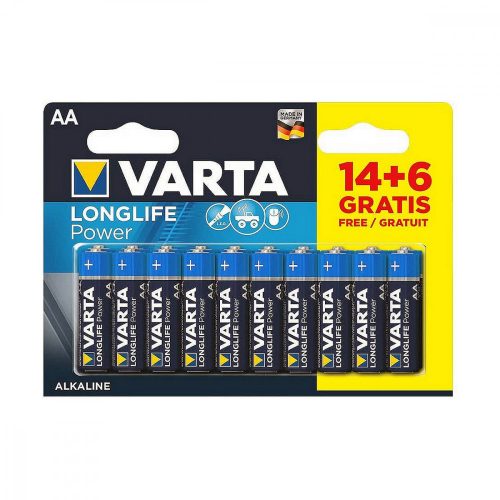 Elemek Varta Longlife Power (20 Darabok)