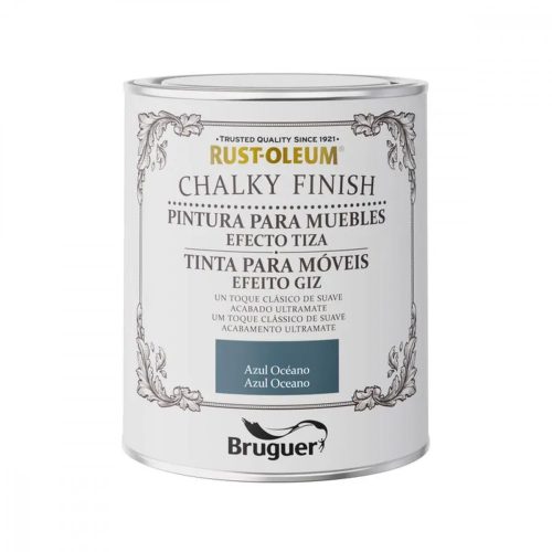 Festék Bruguer Rust-oleum Chalky Finish 5733886 Bútor 750 ml Azul Océano