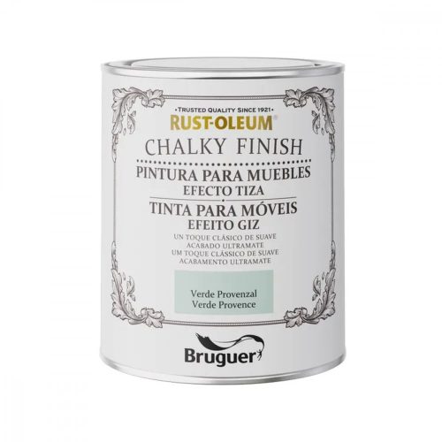 Festék Bruguer Rust-oleum Chalky Finish 5733888 Bútor Provencal Green 750 ml