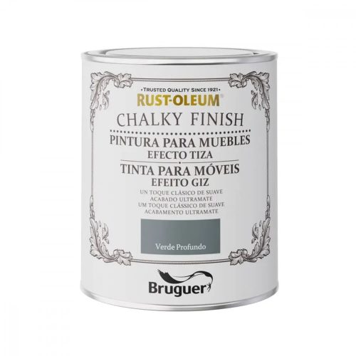 Festék Bruguer Rust-oleum Chalky Finish 5733890 Bútor Deep Green 750 ml