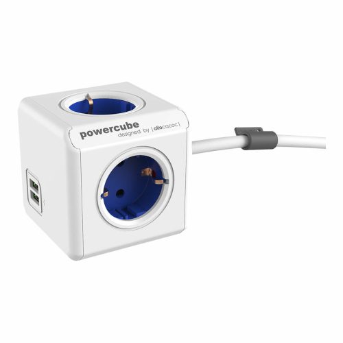 Kocka aljzat Allocacoc Powercube Extended 1402 USB 250 V 16 A 1,5 m