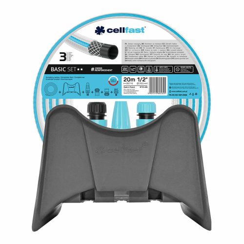 Tömlőkészlet tartozékokkal Cellfast Basic PVC polipropilén 20 m Ø 12,5 mm