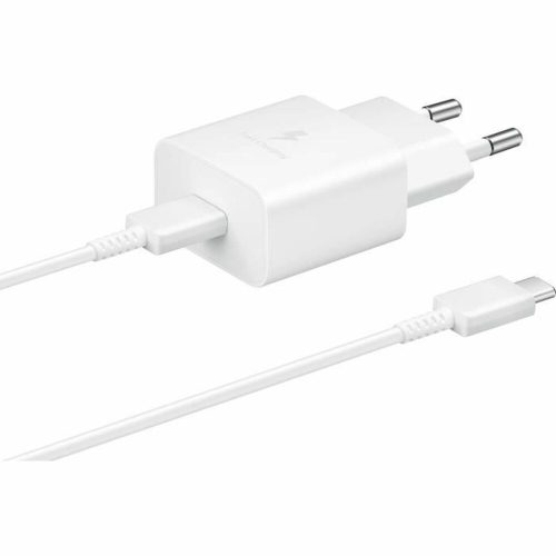 Fali töltő + USB C Kábel Samsung EP-T1510XWE Fehér 15 W