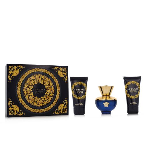 Női Parfüm Szett Versace EDP Dylan Blue 3 Darabok