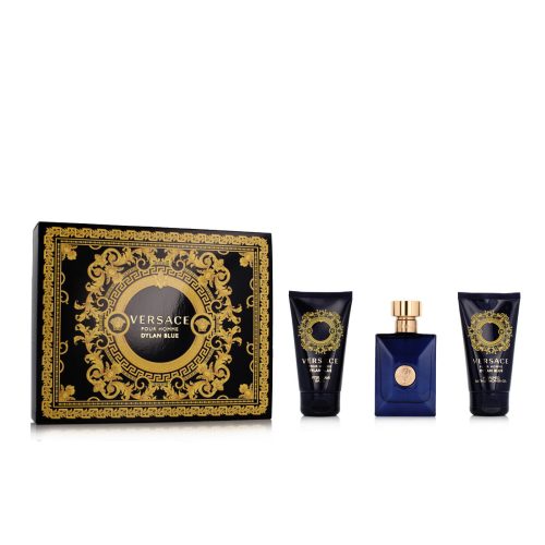 Férfi Parfüm Szett Versace EDT Dylan Blue 3 Darabok