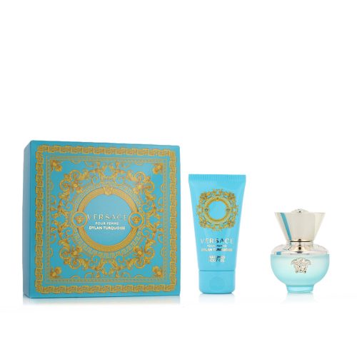 Női Parfüm Szett Versace EDT Dylan Turquoise 2 Darabok