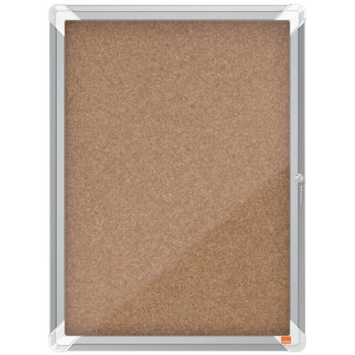 Bulletin Board Nobo Bemutató állvány 53,2 x 69,2 x 3,7 cm Parafa Üveg Alumínium