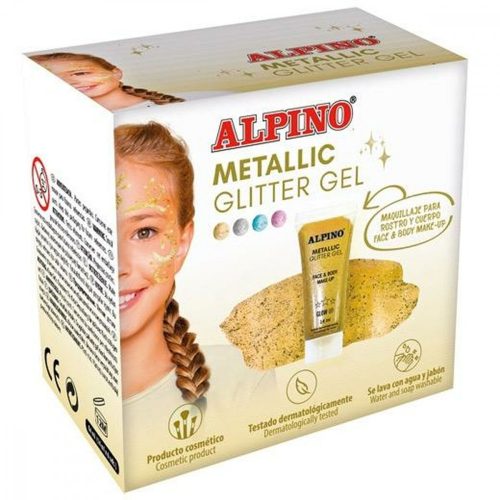 Smink Gyerekeknek Alpino Gél Glitter Aranysàrga