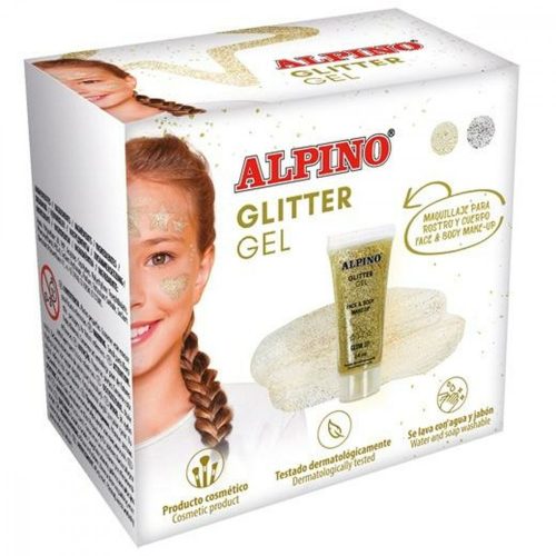 Smink Gyerekeknek Alpino Gél Glitter Aranysàrga