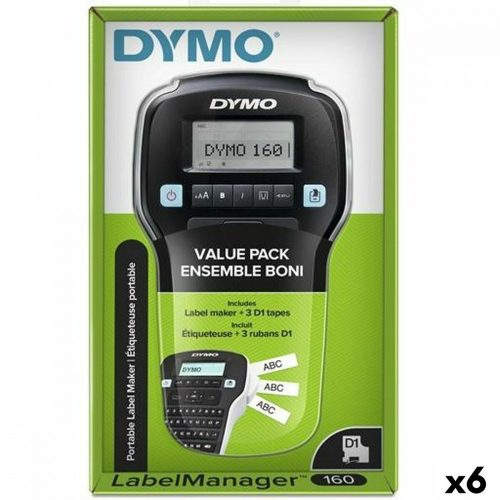 Elektromos Címkéző Dymo LM160 Fekete 1,2 mm 6 egység