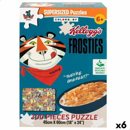 Puzzle Colorbaby Kellogg's Frosties 300 Darabok 6 egység 60 x 45 x 0,1 cm