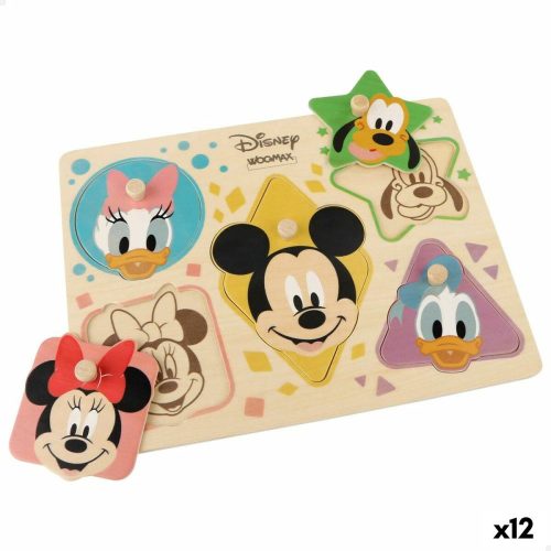 Fa Gyermek Puzzle Disney + 2 Év 5 Darabok (12 egység)