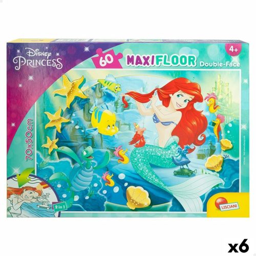 Gyermek Puzzle Disney Princess 60 Darabok 70 x 1,5 x 50 cm Kétoldalú (6 egység)