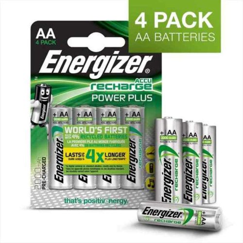 Újratölthető akkumulátorok Energizer Accu Recharge Power Plus 2000 AA BP4 AA HR6