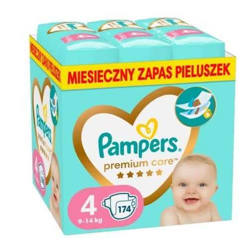 Eldobható pelenkák Pampers 4-5 (174 egység)