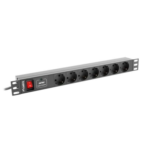 ólom Lanberg PDU-07F-0200-IEC-BK (2 m)