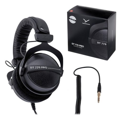 Fejhallgatók Beyerdynamic DT 770 PRO 250 OHM Black Limited Edition Fekete