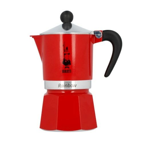 Kotyogós Kávéfőző Bialetti Rainbow 6 Csészék Piros Fém Alumínium 240 ml 300 ml