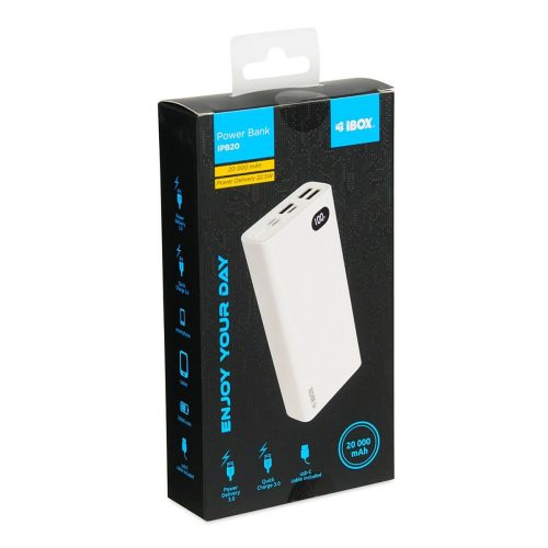 Powerbank Ibox IPB20 Fehér 20000 mAh