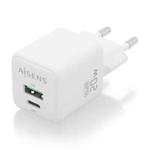 Fali töltő Aisens ASCH-20W2P010-W Fehér 20 W (1 egység)