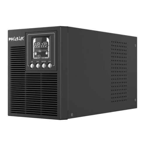 Online UPS (szünetmentes tápegység) Phasak PH 9210 1000 VA