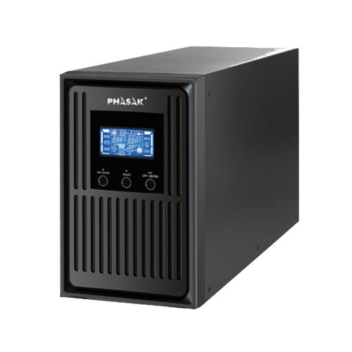 Online UPS (szünetmentes tápegység) Phasak PH 8010 1000 VA