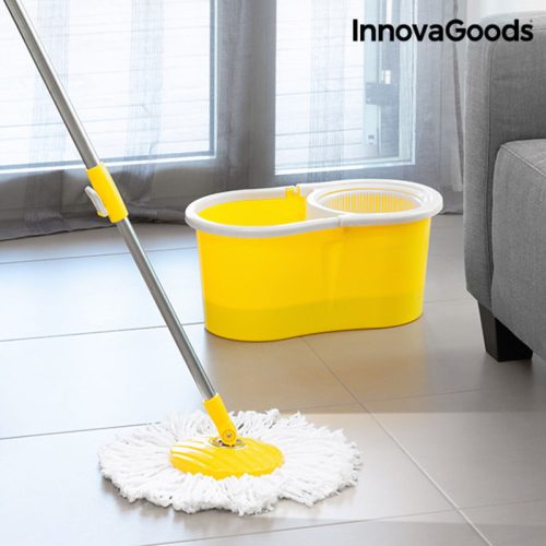 InnovaGoods Kettőshatású Forgó Mop Vödörrel